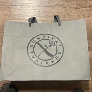 Gray Tote Bag